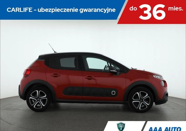 Citroen C3 cena 53000 przebieg: 49793, rok produkcji 2018 z Pruszków małe 172